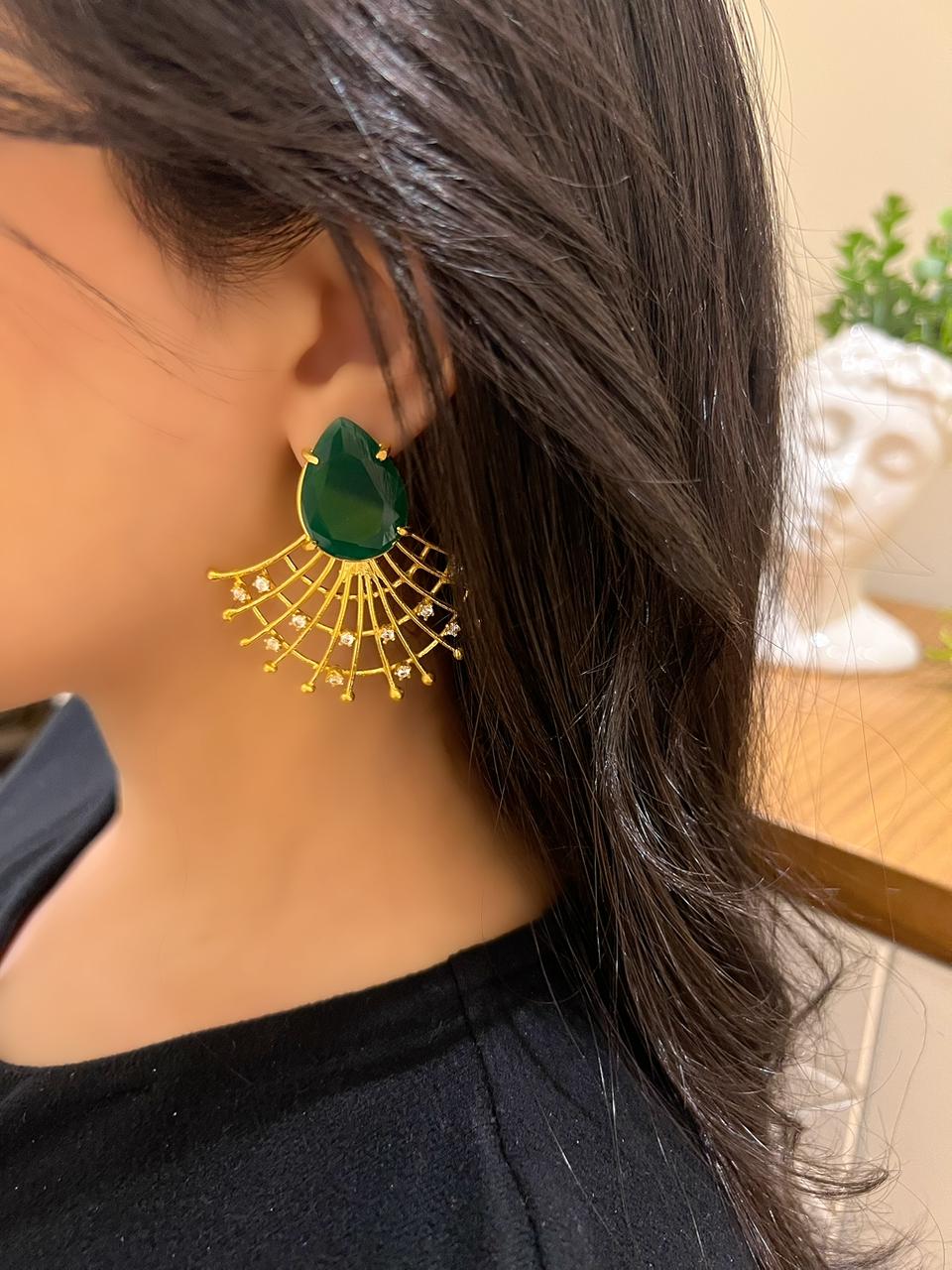 linked circle short drop earrings linked circle short drop earrings