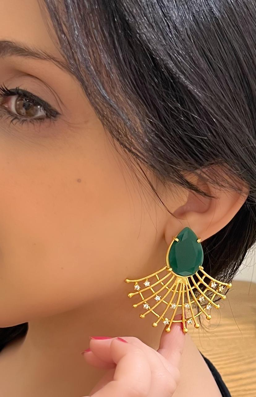 linked circle short drop earrings linked circle short drop earrings