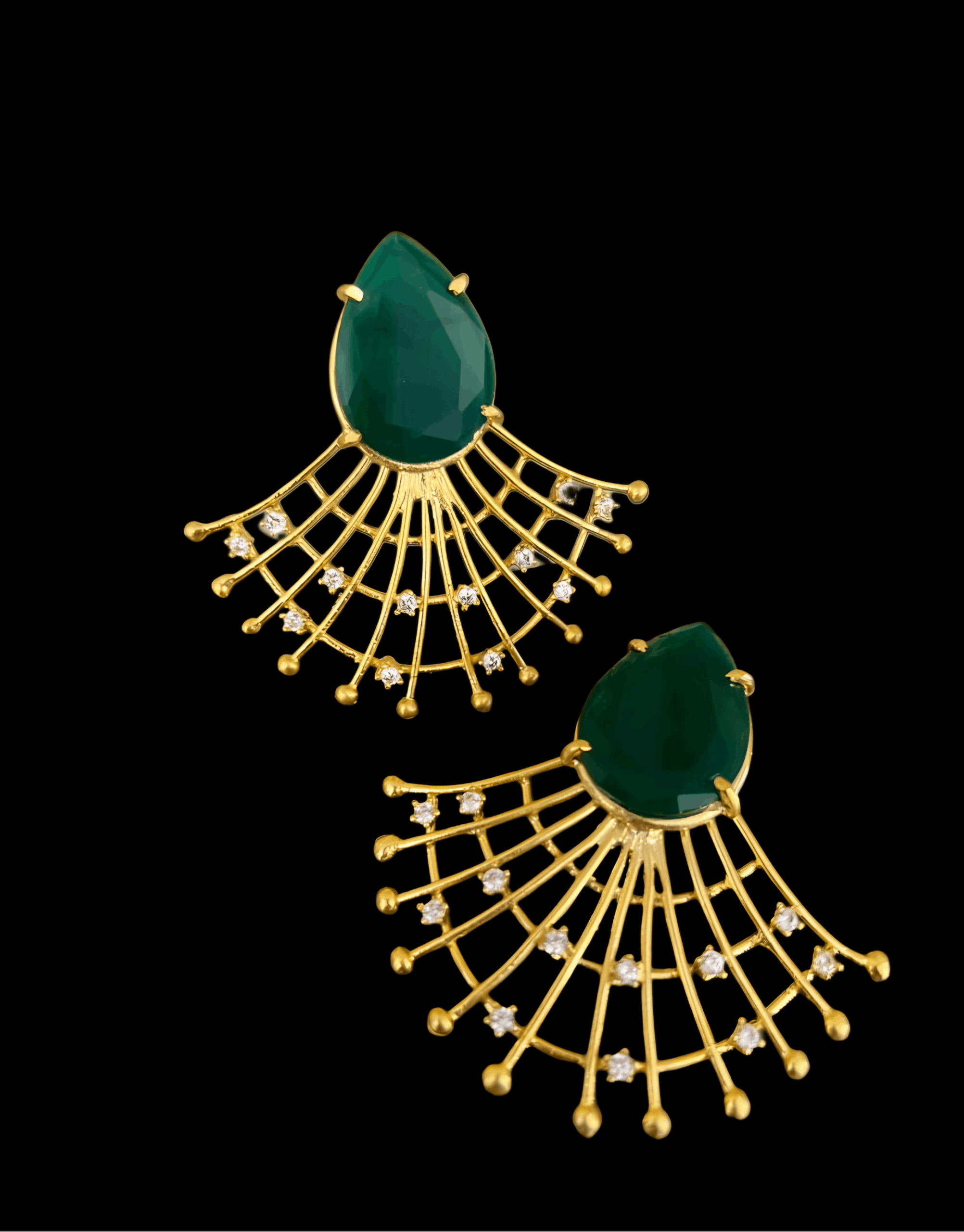 linked circle short drop earrings linked circle short drop earrings
