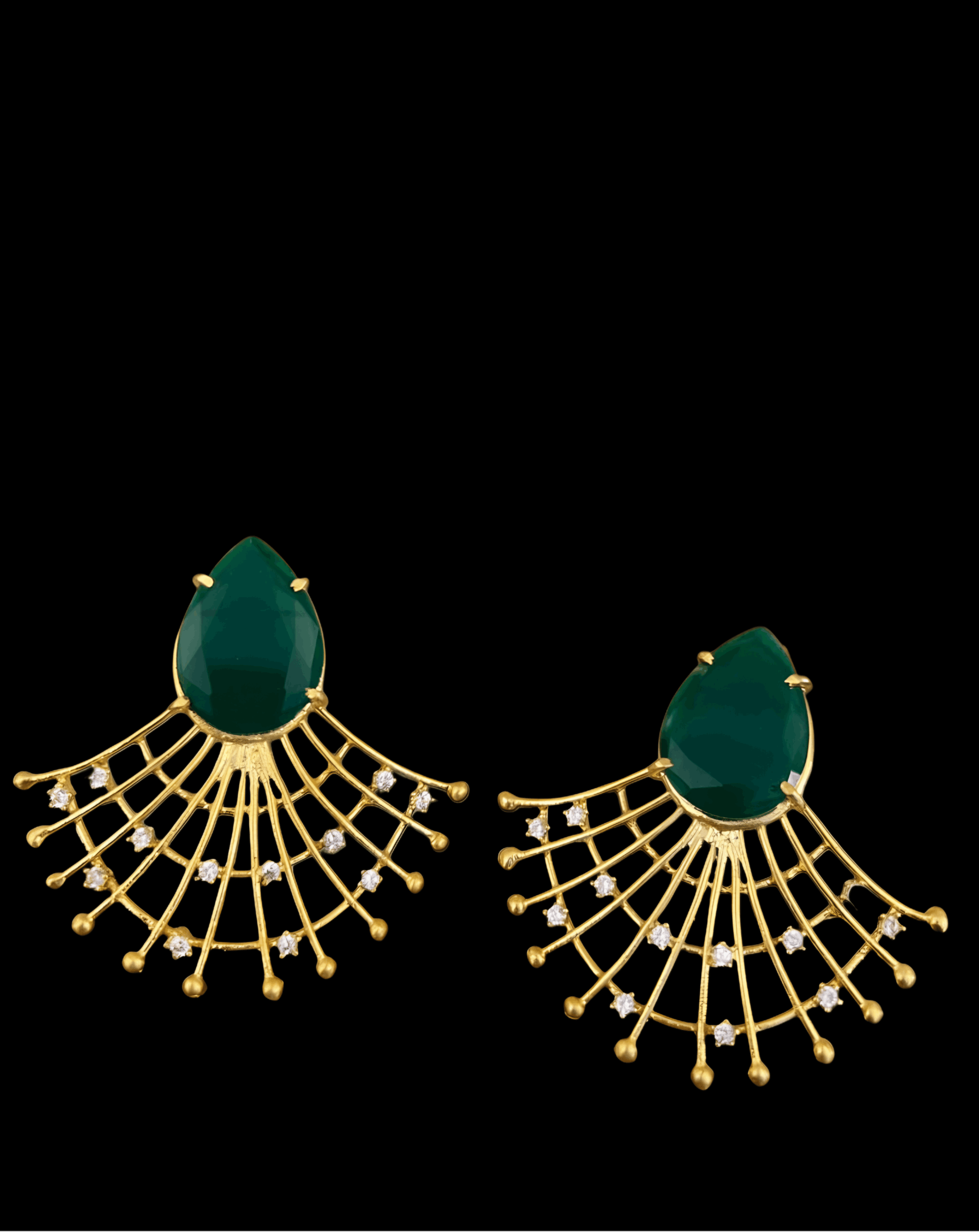 linked circle short drop earrings linked circle short drop earrings