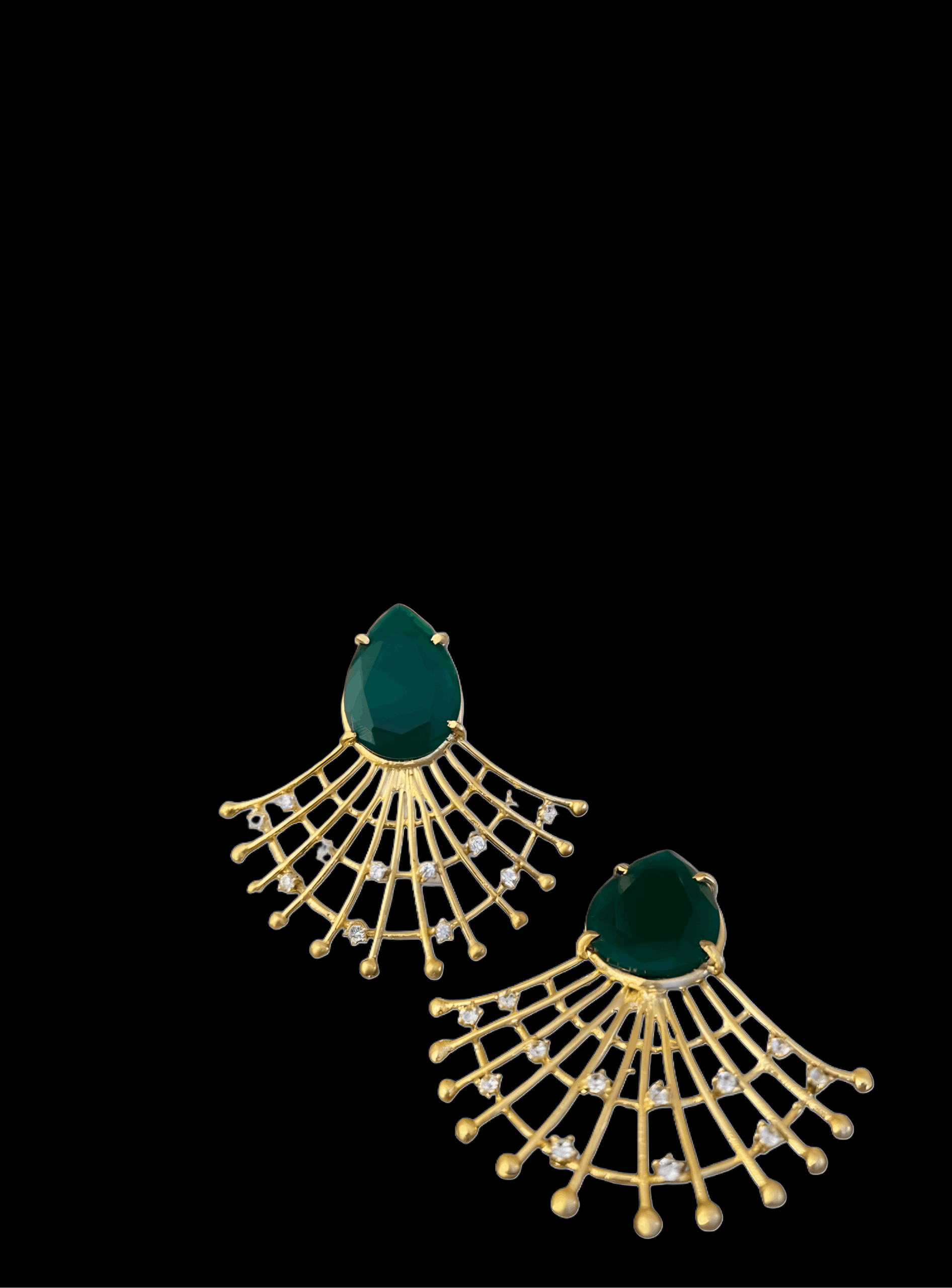 linked circle short drop earrings linked circle short drop earrings
